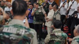 Acara 'Reuni Emas 50 Tahun Cadaka Dharma: Menguak Memori, Merajut Silaturahmi' yang digelar di Akmil, Magelang. (Dok. Tim Media Prabowo)
