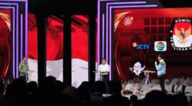 Calon wakil presiden (Cawapres) nomor urut 2 Gibran Rakabuming Raka Acara Debat Cawapres. (Dok. TKN Prabowo Gibran)
