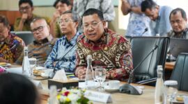 Kepala Bapanas Arief Prasetyo Adi seusai menghadiri Rakor Menko Bidang Pangan pada Selasa (29/10/2024) di Kantor Kementerian Kehutanan. (Dok. Bapanas)