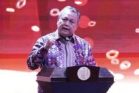 Gubernur Bank Indonesia Perry Warjiyo memaparkan proyeksi pertumbuhan ekonomi 2025 dalam RDG Agustus, menyoroti optimisme yang didorong tiga faktor utama. (Dok. Bo.go.id)

