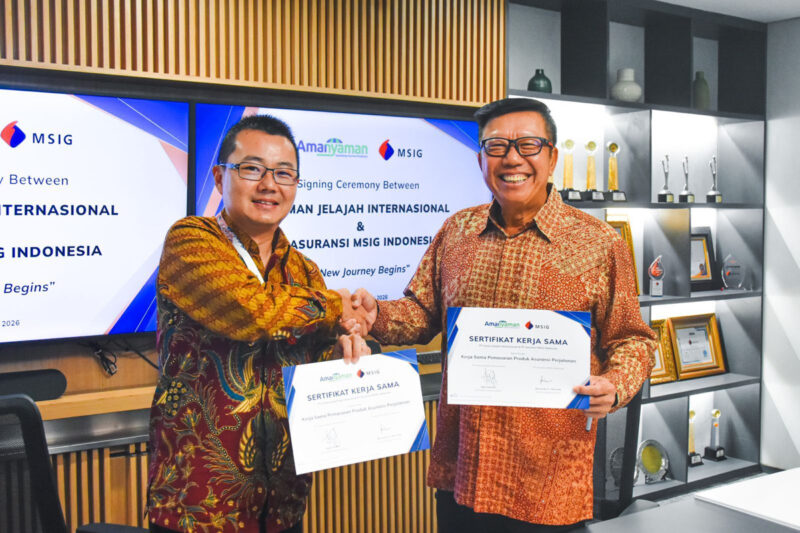 Amanyaman dan MSIG Indonesia luncurkan asuransi perjalanan digital dengan fitur medis cashless dan klaim delay pesawat 4 jam.